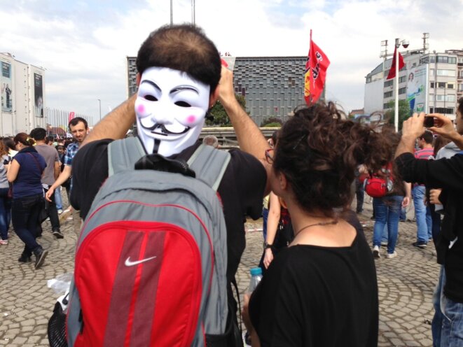 Place Taksim, lundi 3 juin. © IM Place Taksim, lundi 3 juin. © IM