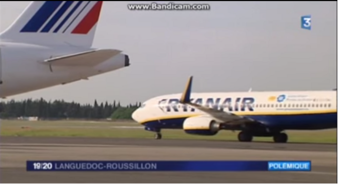 Compagnie Ryanair - Tarmac Aéroport de Montpellier © France3 Languedoc Roussillon Compagnie Ryanair - Tarmac Aéroport de Montpellier © France3 Languedoc Roussillon
