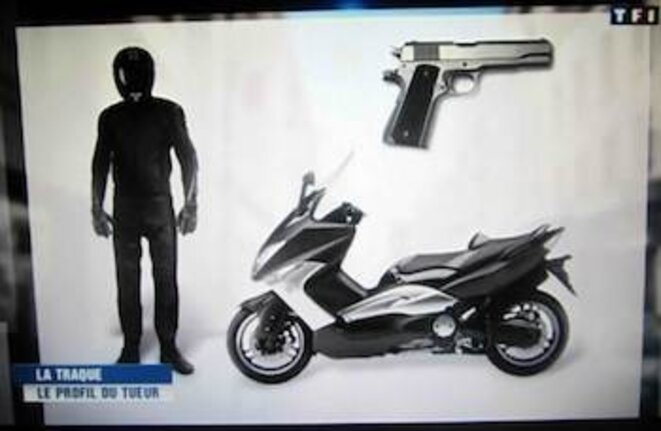 La fabrication d'un anti-héros, photo de l'écran de télévision. © pol La fabrication d'un anti-héros, photo de l'écran de télévision. © pol