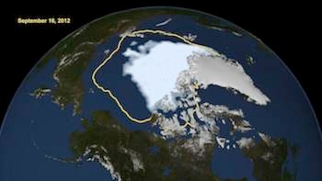 Pour la calotte glacière, c'est cuit! © NASA Pour la calotte glacière, c'est cuit! © NASA