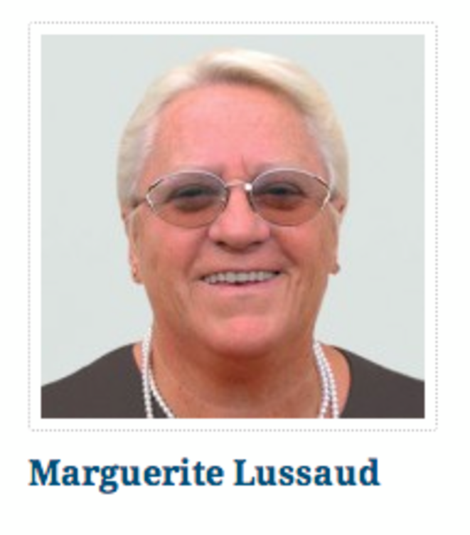 La grand-mère de Laura Lussaud, membre du comité central du FN. © Site du Front national.