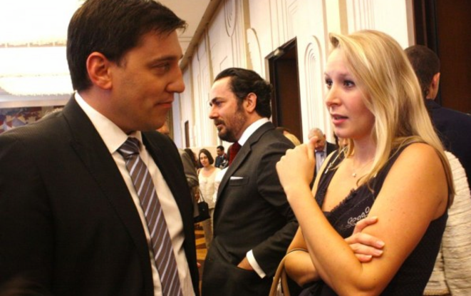 Marion Maréchal-Le Pen à l'ambassade de Russie, le 12 juin 2014. © rusoch.fr Marion Maréchal-Le Pen à l'ambassade de Russie, le 12 juin 2014. © rusoch.fr