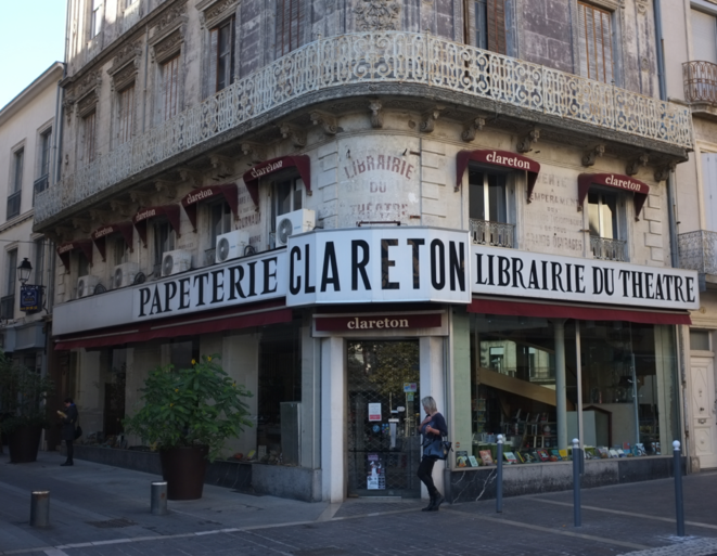 La librairie Clareton, établissement historique de Béziers. © M.T. / Mediapart La librairie Clareton, établissement historique de Béziers. © M.T. / Mediapart