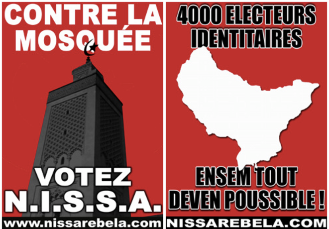 Affiches du mouvement Nissa Rebela. Affiches du mouvement Nissa Rebela.