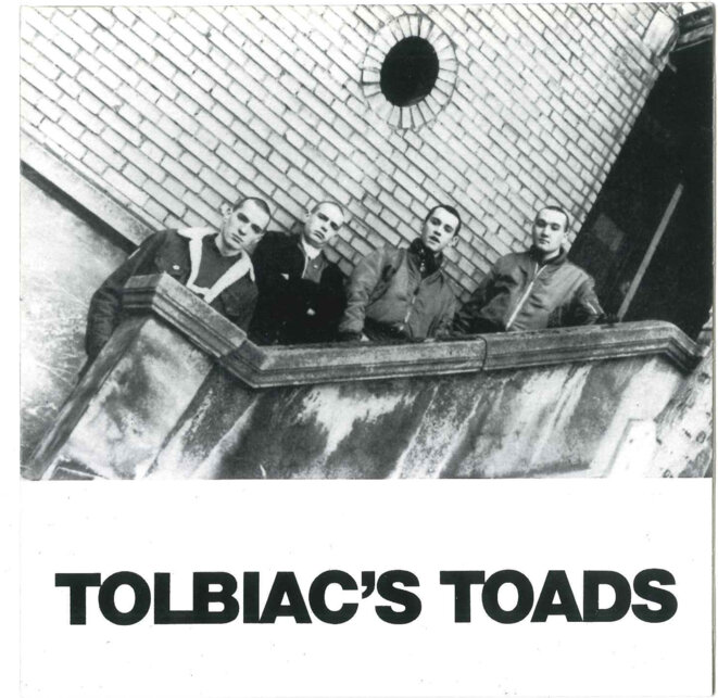 La pochette (recto) du disque du groupe skinhead nationaliste Tolbiac’s Toads, où figure Vincent Gérard comme guitariste. © Reflexes