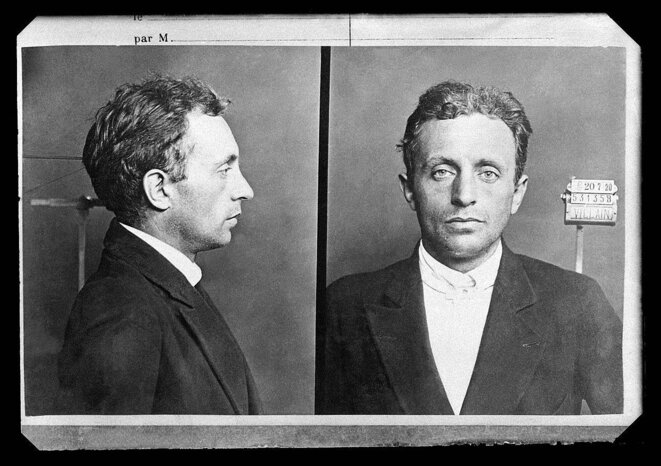 Raoul Villain, né en 1885, après son meurtre du 31 juillet 1914 Raoul Villain, né en 1885, après son meurtre du 31 juillet 1914
