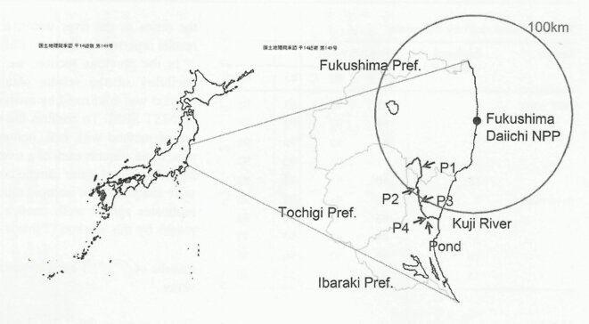 Localisation des points de relevés © Université de Toho Localisation des points de relevés © Université de Toho