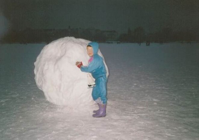 Alster gelée 1996 - Boule de neige... © Etoile66 Alster gelée 1996 - Boule de neige... © Etoile66