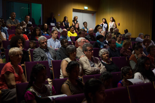 Quelque 200 personnes dans le public. © Thomas Haley Quelque 200 personnes dans le public. © Thomas Haley