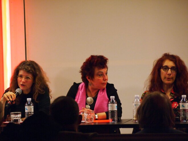 Esther Benbassa (centre) © BL/MP Esther Benbassa (centre) © BL/MP