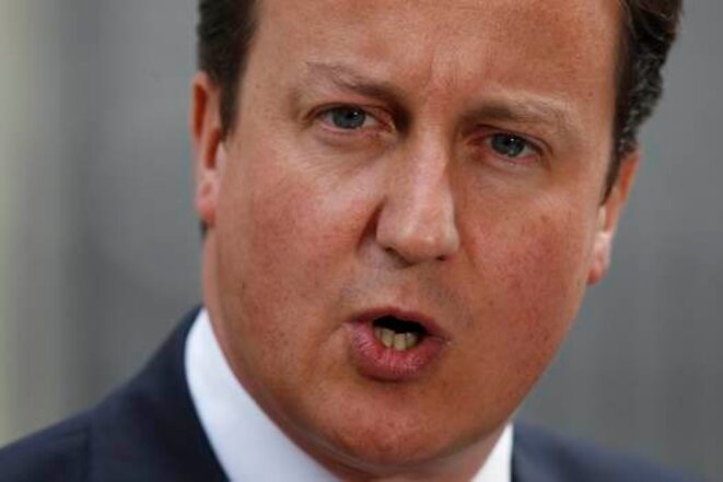 David Cameron le 10 août dernier © Suzanne Plunkett/Reuters