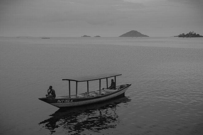 Le lac Kivu, avec la République démocratique du Congo sur l'autre rive © Thomas Cantaloube Le lac Kivu, avec la République démocratique du Congo sur l'autre rive © Thomas Cantaloube