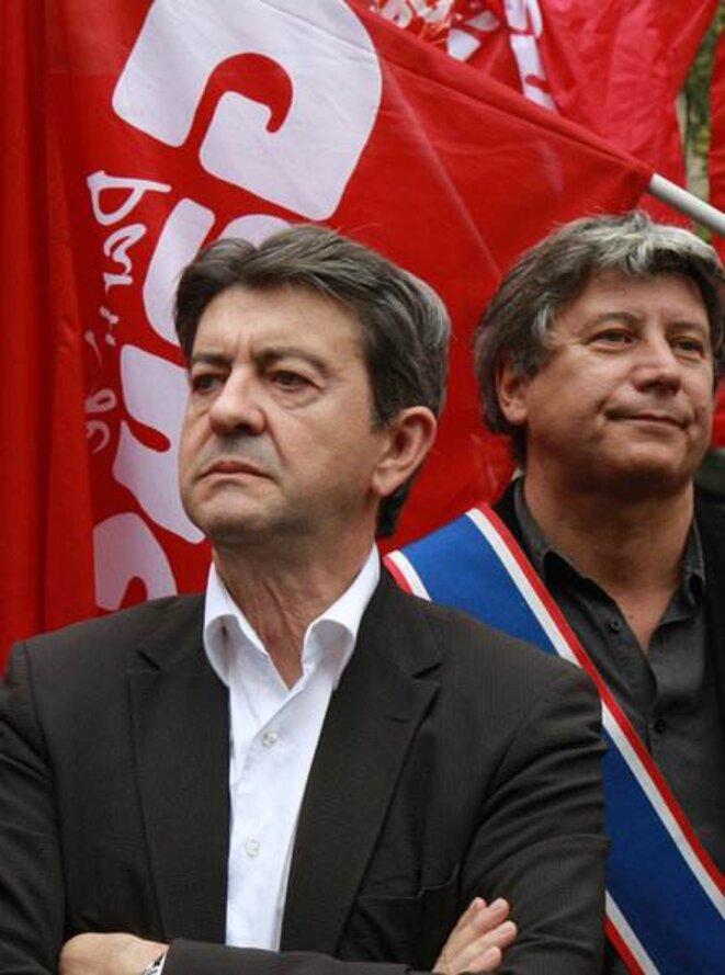 JL Mélenchon - photo Rouge JL Mélenchon - photo Rouge