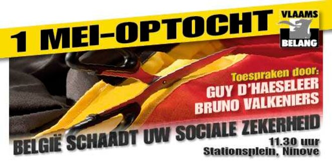 Affiche Vlaams belang (flamand) Affiche Vlaams belang (flamand)