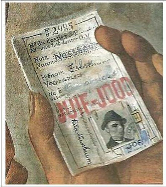 Felix Nussbaum Autoportrait Au Passeport Juif
