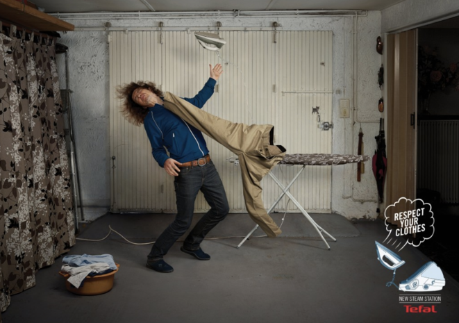 Pub Tefal: l'homme © Publicis Pub Tefal: l'homme © Publicis