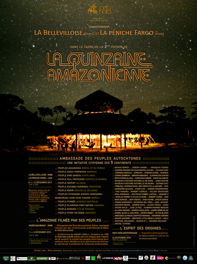 Affiche Quinzaine Amazonienne détail Affiche Quinzaine Amazonienne détail