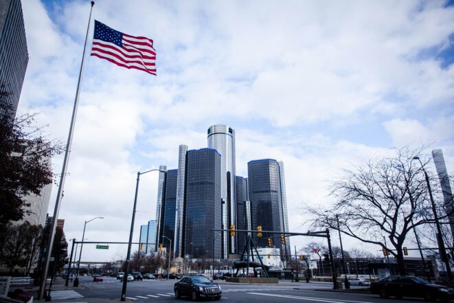 Le Renaissance Center, construit par General Motors, a ouvert ses portes en 1977 et n'a pas vraiment eu l'effet escompté. © Nastasia Peteuil Le Renaissance Center, construit par General Motors, a ouvert ses portes en 1977 et n'a pas vraiment eu l'effet escompté. © Nastasia Peteuil