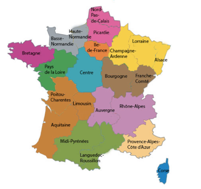 La nouvelle carte prévue pour janvier 2016. La nouvelle carte prévue pour janvier 2016.
