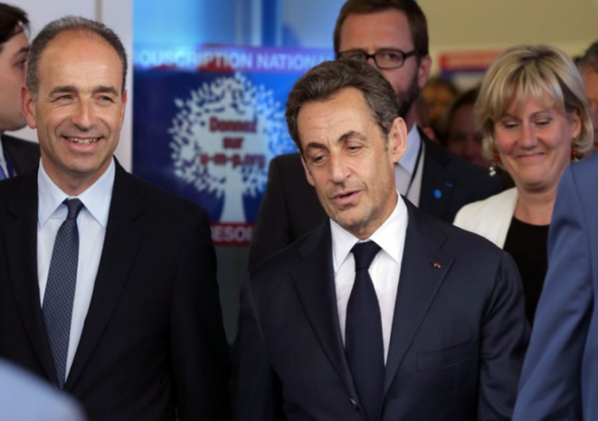 Jean-François Copé y Nicolas Sarkozy, julio 2013. © Reuters