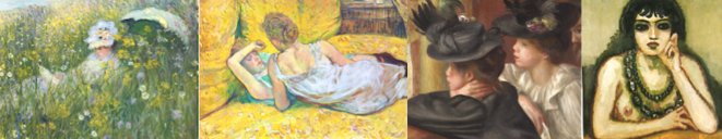 Renoir, Degas, Matisse, Monet, Toulouse Lautrec... Les grands noms de la collection Obiang. Renoir, Degas, Matisse, Monet, Toulouse Lautrec... Les grands noms de la collection Obiang.