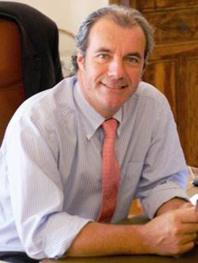 Luc Jousse, le maire de Roquebrune. © dr Luc Jousse, le maire de Roquebrune. © dr