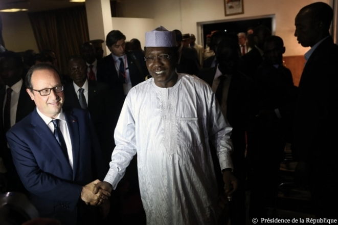 François Hollande et Idriss Déby