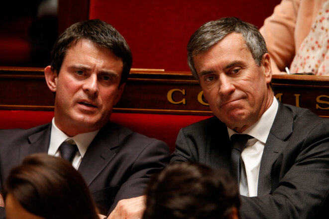 Manuel Valls et Jérôme Cahuzac à l'Assemblée © Reuters Manuel Valls et Jérôme Cahuzac à l'Assemblée © Reuters