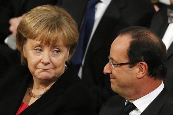 Angela Merkel et François Hollande © Reuters. Angela Merkel et François Hollande © Reuters.