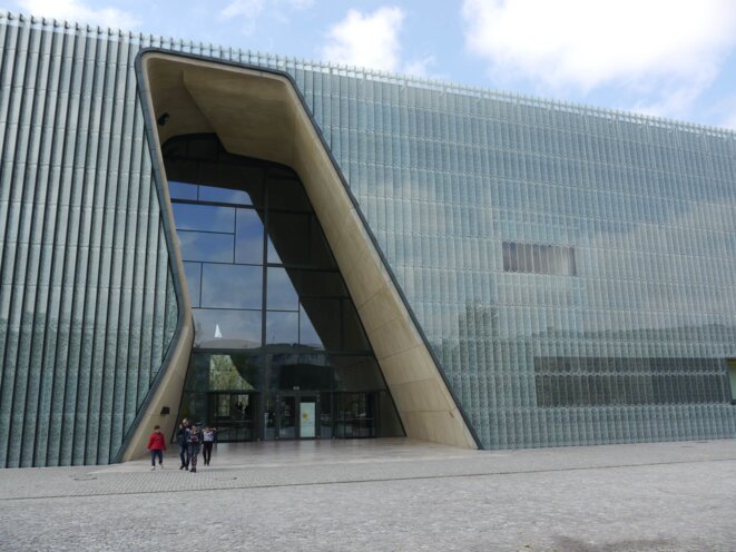Le musée de l'histoire des Juifs à Varsovie © Amélie Poinssot Le musée de l'histoire des Juifs à Varsovie © Amélie Poinssot