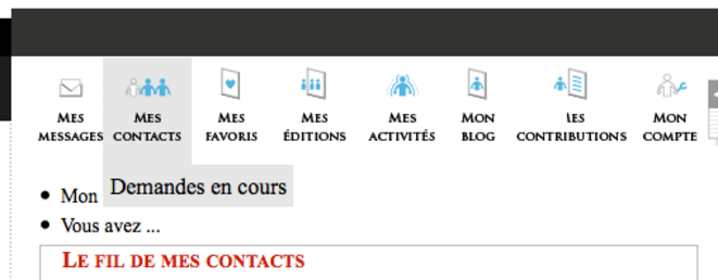 Mes contacts_ Demandes en cours Mes contacts_ Demandes en cours