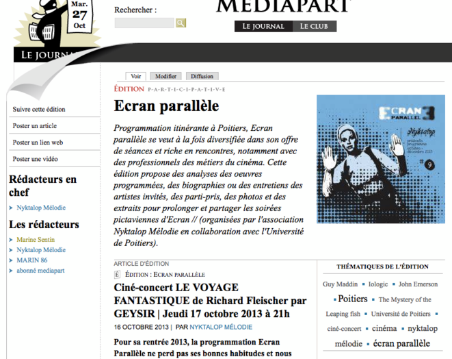 Exemple édition participative Exemple édition participative