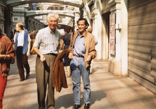 Gilbert et Maurice, Moscou, 1991. Gilbert et Maurice, Moscou, 1991.