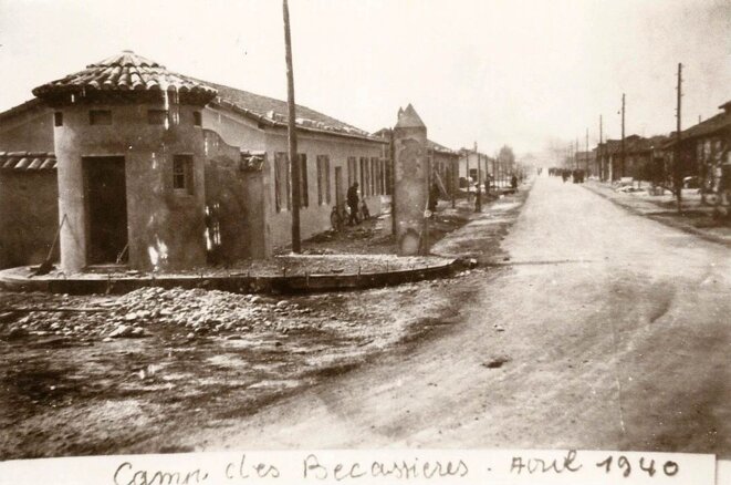 Camp Bécassières de Sorgues, avril 1940. © Raymond Chabert Camp Bécassières de Sorgues, avril 1940. © Raymond Chabert