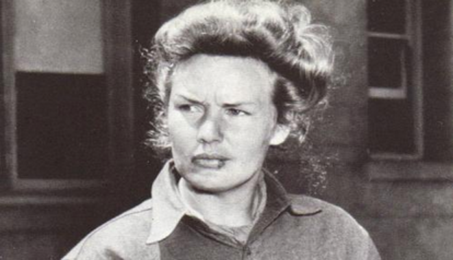 Frances Farmer durant son long séjour en hôpital psychiatrique. © DR Frances Farmer durant son long séjour en hôpital psychiatrique. © DR