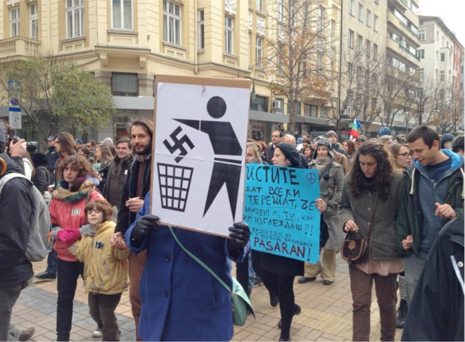 Sofia, dimanche 17 novembre, marche contre le racisme.