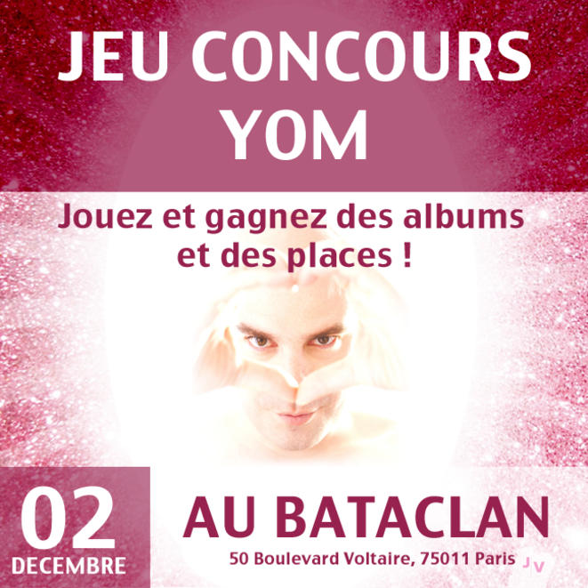 [2 décembre] Yom au Bataclan: places et CD à gagner