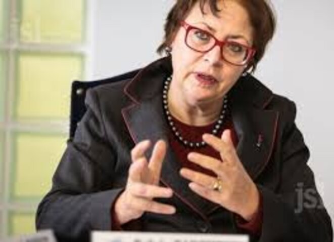 L'ancienne présidente Sylvie Faucheux L'ancienne présidente Sylvie Faucheux