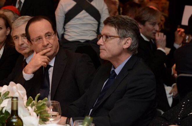 François Hollande et Vincent Peillon François Hollande et Vincent Peillon