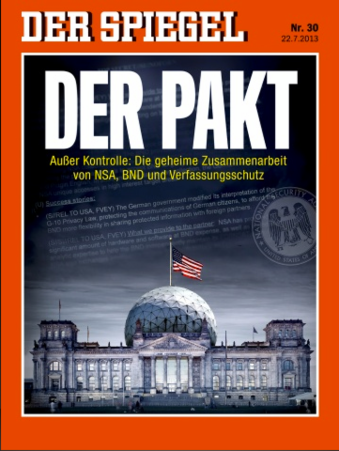 La Une du Spiegel du 22 juillet © dr La Une du Spiegel du 22 juillet © dr