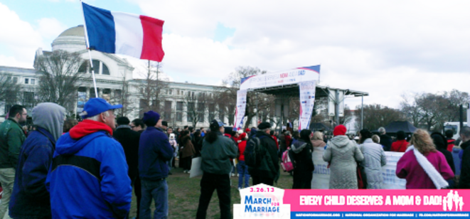 Des Français dans la marche du NOM le 26 mars à Washington
