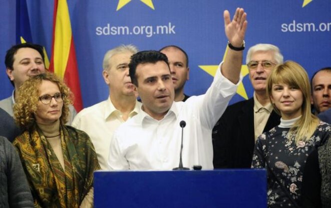 Le leader de l'opposition Zoran Zaev en janvier 2015 © Reuters Le leader de l'opposition Zoran Zaev en janvier 2015 © Reuters
