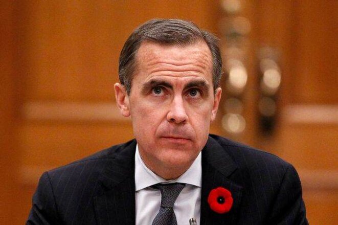 Mark Carney, gouverneur de la Banque d'Angleterre. © Reuters Mark Carney, gouverneur de la Banque d'Angleterre. © Reuters