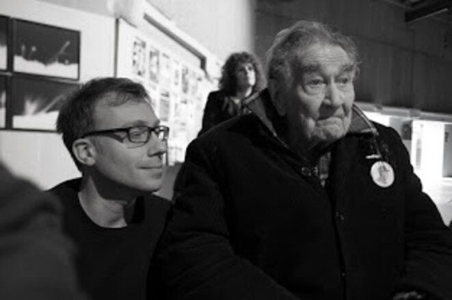 Olivier Neveux et Armand Gatti © Olivier Perrot Olivier Neveux et Armand Gatti © Olivier Perrot