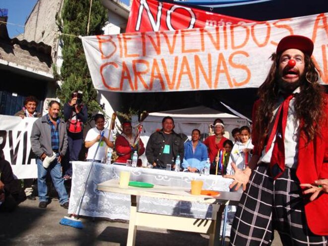 Bienvenu aux caravanes - Magdalena Contreras © Alter-Echos Bienvenu aux caravanes - Magdalena Contreras © Alter-Echos