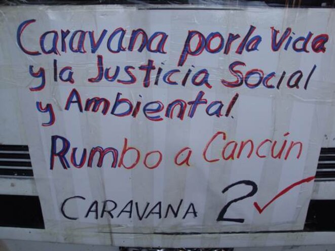 Caravanes pour la vie, justice environnementale et sociale © Alter-Echos Caravanes pour la vie, justice environnementale et sociale © Alter-Echos