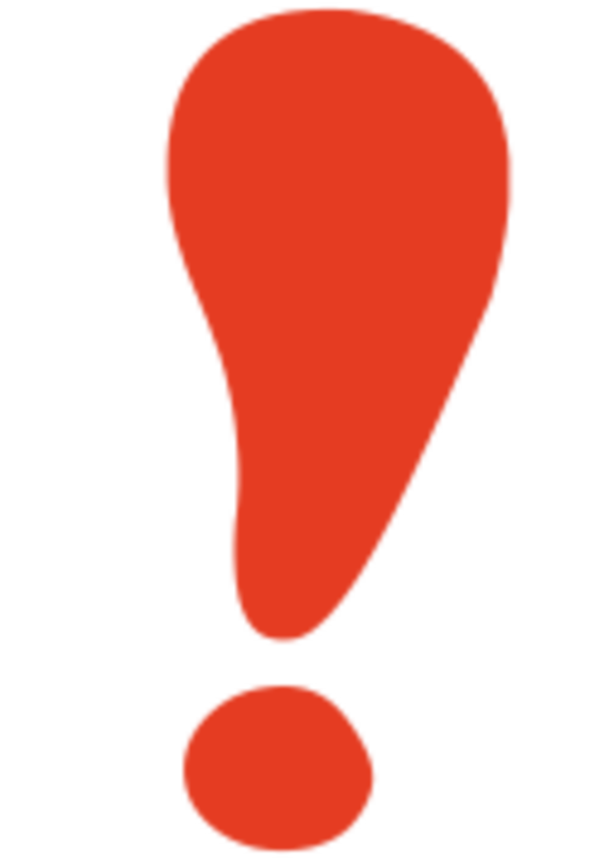 red exclamation mark clipart - photo #49