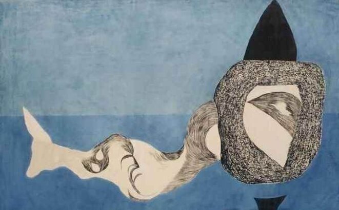 Lajos Vajda - Monstre dans un espace bleu (1939) Lajos Vajda - Monstre dans un espace bleu (1939)
