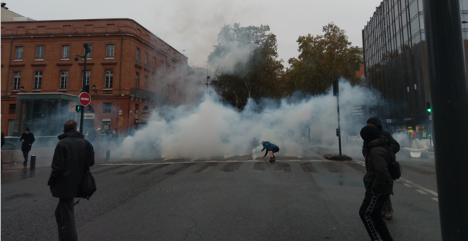 Gilets Jaunes à Toulouse: Acte 53 sous les gaz lacrymos!