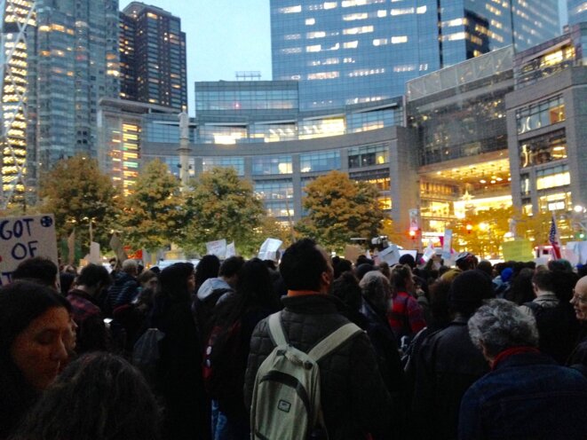 Images des manifestations anti-Trump le lendemain de l'élection